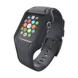 Incipio NGP Strap - Elastyczny pasek do Apple Watch, obudowa 38/40/41 mm (przydymiony) (WBND-008-SMK)