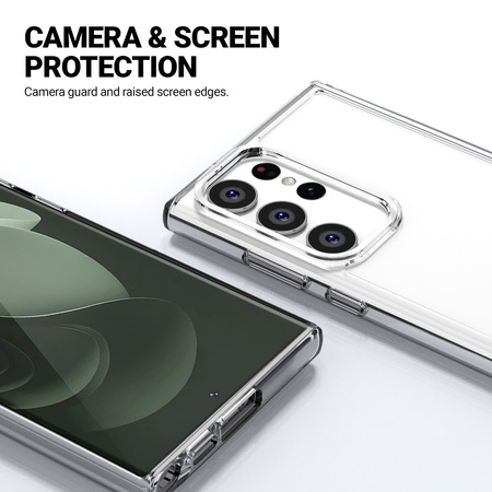 Crong Crystal Shield Cover - Etui Samsung Galaxy S23 Ultra (przezroczysty) (CRG-CSHC-SGS23U-TRS)