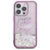 Hello Kitty Liquid Glitter 50TH Anniversary Party - Etui iPhone 16 Pro (fioletowy) (HKHCP16LL50PPU)