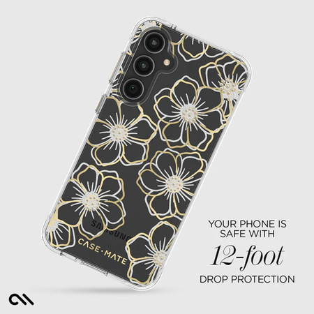 Case-Mate Floral Gems - Etui Samsung Galaxy S23 FE 5G (Gold) (CM053136)