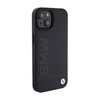 BMW Leather Hot Stamp - Etui iPhone 15 (czarny) (BMHCP15SSLLBK)