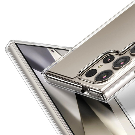 Crong Crystal Shield Cover - Etui Samsung Galaxy S24 Ultra (przezroczysty) (CRGCSHCSGS24UTRS)