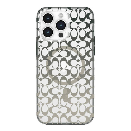 Coach Signature C Ombre MagSafe - Etui iPhone 15 Pro Max (Deep Forest) (CH052664)