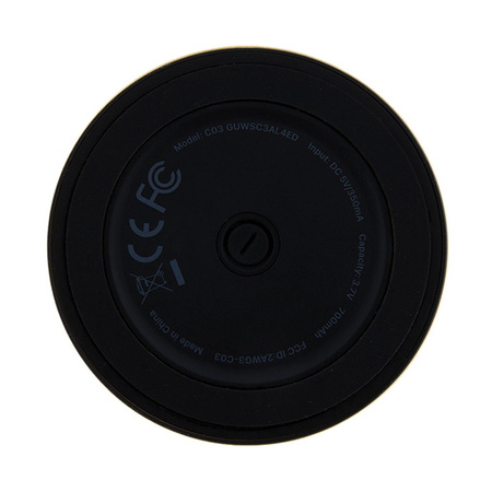 Guess Magnetic Script Metal Logo - Głośnik Bluetooth V5.3 (czarny) (GUWSC3ALSMK)