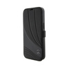 Mercedes Booktype Leather Wave Pattern - Etui iPhone 15 Pro (czarny) (MEBKP15L8ROLK)
