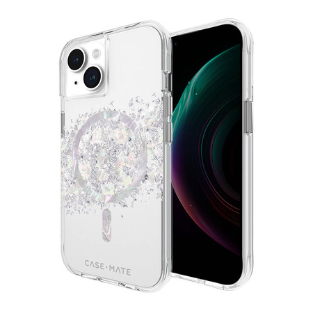 Case-Mate Karat MagSafe - Etui iPhone 15 / iPhone 14 / iPhone 13 zdobione masą perłową (A Touch of Pearl) (CM051384)