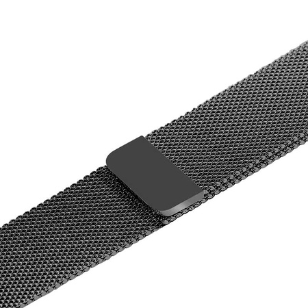 Crong Milano Steel - Pasek ze stali nierdzewnej do Apple Watch 38/40/41/42 mm (grafitowy) (CRG40MSTGRP)
