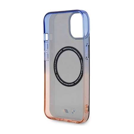 BMW Gradient Bumper MagSafe - Etui iPhone 14 Plus (Szary) (BMHMP14MHTGE)