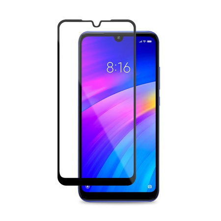 Crong 7D Nano Flexible Glass - Szkło hybrydowe 9H na cały ekran Xiaomi Redmi 7 (CRG-7DNANO-XR7)