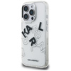 Karl Lagerfeld IML Sketched Graphic - Etui iPhone 16 Pro Max (przezroczysty) (KLHCP16XHMLGFCH)