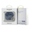 Guess 4G Strass Charm - Etui AirPods 4 (niebieski) (GUA4P4E4CDB)