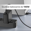 Unitek Kabel zasilający USB-C - MagSafe 3 140W 1 m  - czarny (C14121BK-1M)