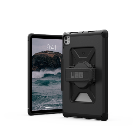 UAG Metropolis SE HS - obudowa ochronna z uchwytem na dłoń oraz uchwytem na Apple Pencil do iPad Pro 11" M4 (2024) (black) wersja OEM (124478B14040)