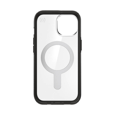 Speck Presidio Perfect-Clear ClickLock & MagSafe - Etui iPhone 16e / iPhone 15 / iPhone 14 / iPhone 13 (Clear / Frosted Black / Slate Grey) (150441-3233)
