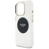 Guess IML Metal Colored Circle Classic Logo MagSafe - Etui do iPhone 16 Pro (czarny) (GUHMP16LHTDRCEDK)
