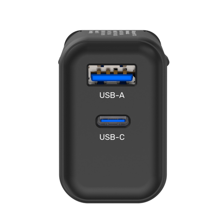 Unitek ładowarka GaN PD 35W USB-C + USB-A czarna (P1119A)