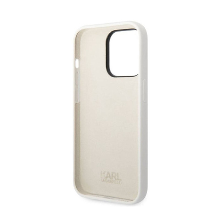 Karl Lagerfeld Silicone NFT Choupette - Etui iPhone 14 Pro Max (biały) (KLHCP14XSNCHBCH)