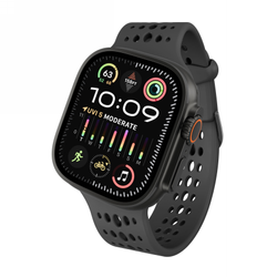 Decoded Silicone Ares O Band - silikonowy pasek do Apple Watch 44/46/49 mm (black) (D26AWS46ABS1BK)