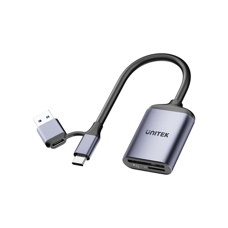 Unitek Czytnik kart pamięci SD4.0 /Micro SD4.0, 2w1 (R1018E01)