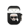 Karl Lagerfeld Bundle Ikonik – Zestaw etui do Apple Airpods 1 / 2 + Power Bank z lusterkiem (KLBPPBOA2K)