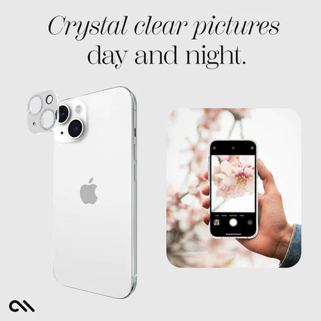 Case-Mate Sparkle Lens Protector - Szkło ochronne na aparat iPhone 15 / iPhone 15 Plus (Twinkle) (CM051700)