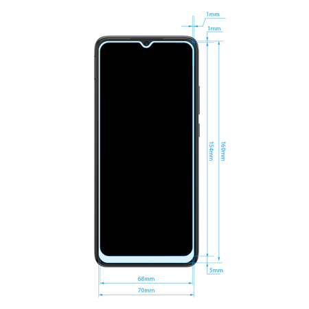 Crong 7D Nano Flexible Glass – Niepękające szkło hybrydowe 9H na cały ekran Xiaomi Redmi 10C (CRG-7DNANO-XRMI10C)