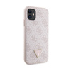 Guess Crossbody 4G Metal Logo - Etui iPhone 11 (różowy) (GUHCN61P4TDSCPP)