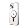 Speck Presidio Perfect-Clear MagSafe - Etui iPhone 16e / iPhone 15 / iPhone 14 / iPhone 13 (Clear / Chrome Finish / Serene Silver) (150553-3240)