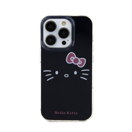 Hello Kitty IML Kitty Face - Etui iPhone 14 Pro Max (czarny) (HKHCP14XHKHLK)