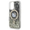 Hello Kitty Liquid Glitter Fever MagSafe - Etui iPhone 16 (czarny / złoty) (HKHMP16SLGDIK)