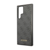 Guess 4G Metal Gold Logo - Etui Samsung Galaxy S24 Ultra (czarny) (GUHCS24LG4GFGR)