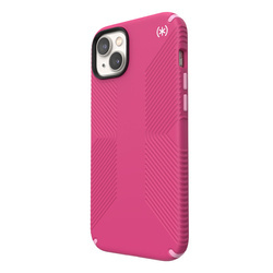 Speck Presidio2 Grip MagSafe - Antypoślizgowe etui iPhone 14 Plus (Digitalpink / Blossompink / White) (150117-3067)