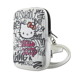 Hello Kitty Graffiti Kitty Head - Torebka crossbody na telefon (biały) (HKPBPDGPHE)