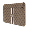 Guess 4G Printed Stripes Computer Sleeve - Etui na notebooka 14" (Brązowy) (GUCS14P4RPSW)