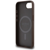 Guess 4G Ring Classic Logo MagSafe - Etui do iPhone 16e (brązowy) (GUHMPSE4G4GFRW)