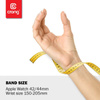 Crong Liquid - Pasek do Apple Watch 44/45/46/49 mm (miętowy) (CRG-44LQB-GRN)