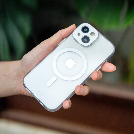 Moshi iGlaze MagSafe - Etui iPhone 15 Pro (Luna Silver) (99MO231003)