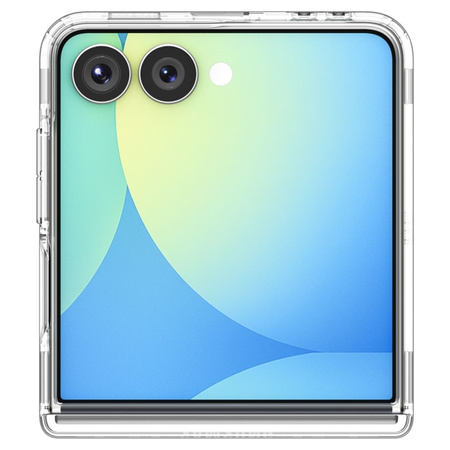 Spigen Ultra Hybrid Pro Mag MagSafe - Etui do Samsung Galaxy Z Flip 7 (Clear/White) (ACS09559)