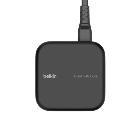 Belkin USB-C 6-in-1 Core Gan Dock - czarna (INC018VFBK)