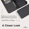 Coach Folio Signature C Case - Etui 2w1 z klapką iPhone 15 Pro (Charcoal) (CH052704)