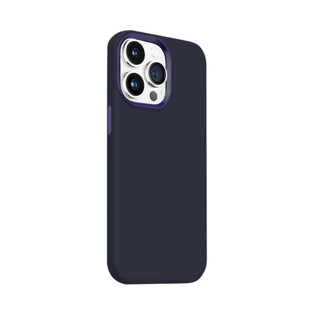 Crong Color Cover LUX Magnetic - Etui iPhone 15 Pro Max MagSafe (granatowy) (CRG-COLRLM-IP1567P-BLUE)
