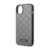 Karl Lagerfeld Saffiano Mono Metal Logo - Etui iPhone 14 Plus (szary) (KLHCP14MSAKLHPG)