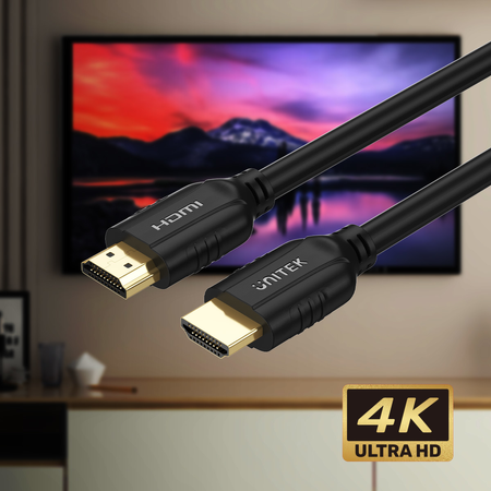 Unitek Kabel HDMI 2.0 4K 60Hz 5m - czarny (C11079BK-5M)