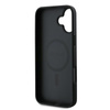 Guess Grained Ring MagSafe - Etui iPhone 16 Plus (czarny) (GUHMP16MPGHSMMK)