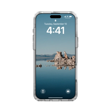 UAG Plyo Magsafe - obudowa ochronna do iPhone 16 Pro Max kompatybilna z MagSafe przeźroczysta / biała (114481114341)