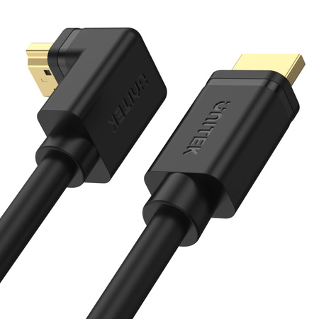 Unitek kabel kątowy HDMI 2.0 90 stopni 4K 2 m (Y-C1001)