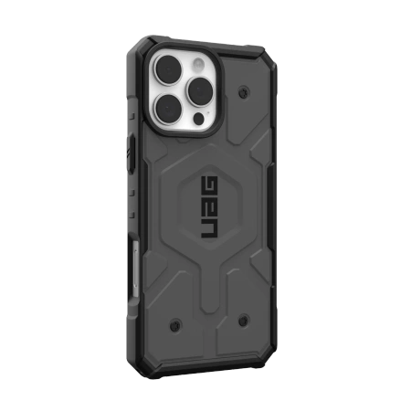 UAG Pathfinder Magsafe - obudowa ochronna do iPhone 16 Pro Max kompatybilna z MagSafe srebrny (114469113333)