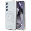 Karl Lagerfeld Rhinestones Karl Head Logo - Etui Samsung Galaxy S25 (przezroczysty) (KLHCS25SHKHDCELT)