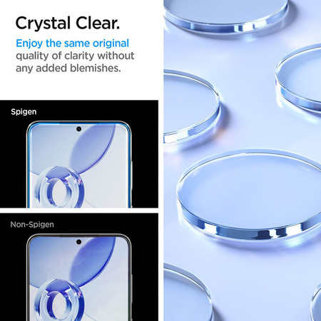 Spigen GLAS.TR EZ FIT 2-Pack - Szkło hartowane do Samsung Galaxy S25 / S24 (2 sztuki) (AGL07440)