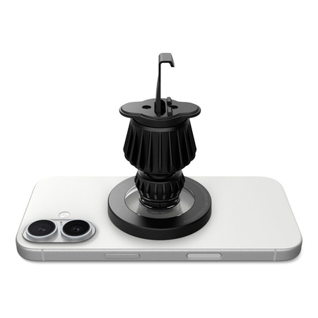 Spigen MFT13 Magnetic Dashboard & Vent Car Mount - Magnetyczny uchwyt samochodowy MagSafe (Srebrny) (ACP08314)